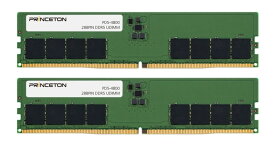 【新品/取寄品/代引不可】16GB(8GB 2枚組)DDR5-4800 288PIN UDIMM PD5-4800-8GX2