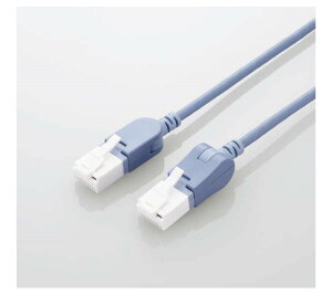 �y�V�i/���i/����s�zLAN�P�[�u��/CAT6A/�ܐ܂�h�~/�c�X�C���O���R�l�N�^/���X�C���O���R�l�N�^/1.0m/�u���[ LD-GPATWV/BU10