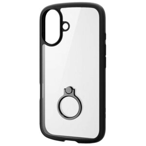 �y�V�i/���i/����s�ziPhone 16/�n�C�u���b�h�P�[�X/TOUGH SLIM LITE/�t���[���J���[/�w�ʃN���A/�����O�t��/�X�g���b�v�V�[�g�t��/�u���b�N PM-A24ATSLFCRBK