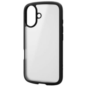 yVi/i/sziPhone 16/nCubhP[X/TOUGH SLIM LITE/t[J[/wʃNA/VL[NA/XgbvV[gt/ubN PM-A24ATSLFCSBK