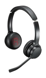 【新品/取寄品/代引不可】Bluetoothヘッドセット(両耳タイプ・単一指向性) MM-BTSH62BK