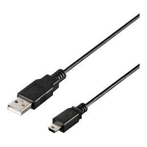 �y�V�i/���i/����s�zUSB2.0 A to miniB���Ή��P�[�u�� 0.5m �u���b�N BU2AMNK05BK