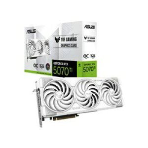 �y�V�i/�݌ɂ���zASUS TUF-RTX5070TI-O16G-WHITE-GAMING [PCIExp 16GB] �r�f�I�J�[�h