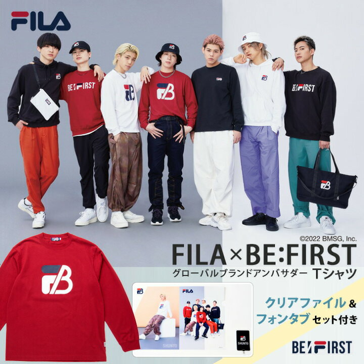 楽天市場】FILA×BE:FIRST ビーファースト フィラ コラボ グローバル 