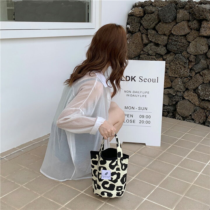 楽天市場】レオパード柄 ミニ トートバッグ レディース バッグ 小さめ 