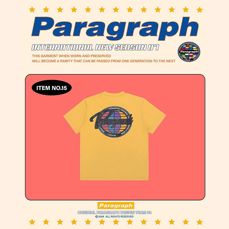 楽天市場】パラグラフ(PARAGRAPH)バックカラーアースロゴTシャツ 正規