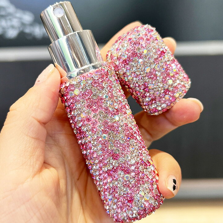 楽天市場】ラインストーン アトマイザー 10ml アトマイザーボトル 香水 
