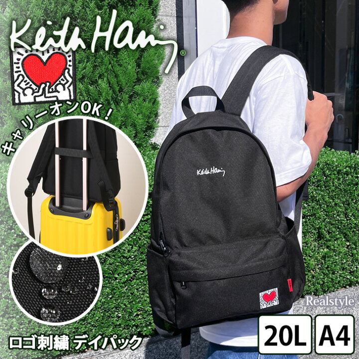 楽天市場】KeithHaring キースヘリング デイパック 20L 撥水 A4 ロゴ 