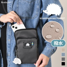SCANDINAVIAN FOREST スカンジナビアン フォレスト 撥水加工 スマホショルダー スマホショルダーバッグ かわいい レディース メンズ 斜めがけバッグ ブランド 軽量 おしゃれ KESF291 メール便