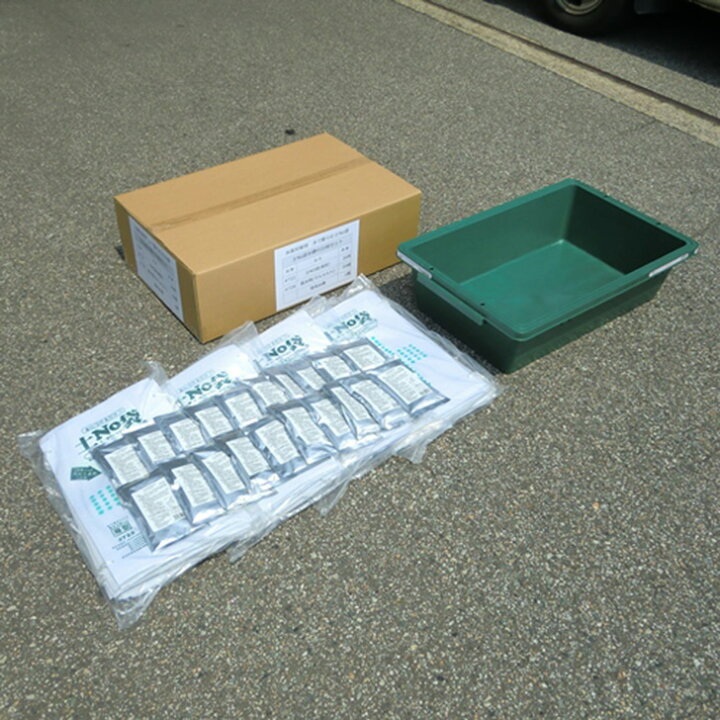 楽天市場】専用水槽付き 水でふくらむ！土No袋 (20枚入り) 土のう袋 水 