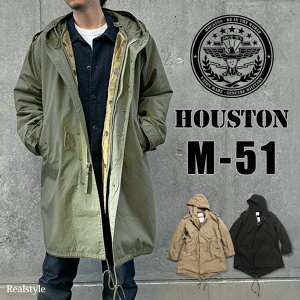 HOUSTON �q���[�X�g�� M-51 �ČR ���b�Y�R�[�g �����Y �����O �����O�R�[�g �A�E�^�[ �p�[�J ���C�i�[�t �t�@�[ �~���^���[�W���P�b�g �u�����h �傫���T�C�Y �傫�� �r�b�O�T�C�Y m51 ���{�A XL X