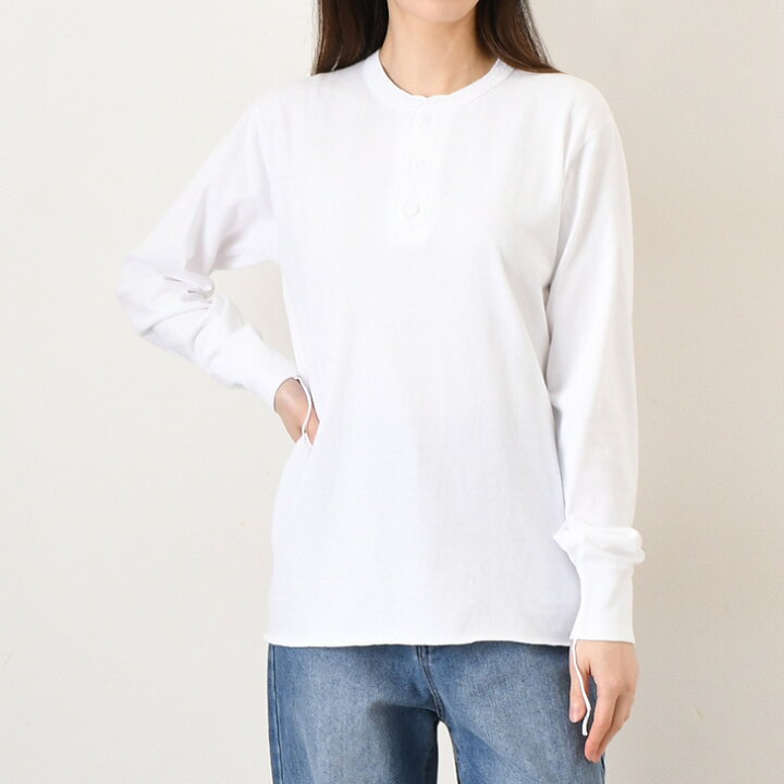 [ヘルスニット] ヘンリー ネック ロングスリーブ Tシャツ カットソー メンズ レディース 906L ESSENTIALS ヘンリーネック長袖Tシャツ クリーム(Mサイズ) Healthknit ヘルスニット Tシャツ 綿100％ 長袖 メンズ  レディース ロングスリーブ トップス カットソー ヘンリーネック 906L コットン ブランド ボタン 無地 : セレクトショップ REAL  STYLE - 通販 - Yahoo ...