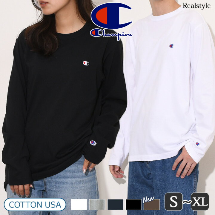楽天市場】Champion チャンピオン 長袖 Basicシリーズ ロングスリーブT 