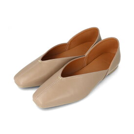 【交換無料イベント】 送料無料 パンプス ぺたんこ スクエアトゥ 痛くない 歩きやすい 走れる 楽 レディース Vカット フラットヒール ローヒール カジュアルシューズ フラットシューズ ブラック 黒 入学式 最強配送