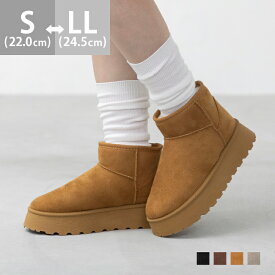 12/11 9:59マデ 2899円 送料無料 ムートンブーツ 厚底 ボア 厚底ブーツ レディース ショートブーツ 4cmヒール トラックソール すべらない 防寒 暖かい 痛くない 歩きやすい ラウンドトゥ 雪 おしゃれ 黒 プレゼント 最強配送 ssa