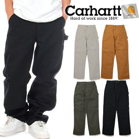 カーハート ペインターパンツ CARHARTT ワークパンツ デニムパンツ 作業 作業着 ダックパンツ ダック生地 メンズ 大きいサイズ B11 ウォッシュド ダックワークパンツ ブラウン ブラック モスベージュ WASHED DUCK WORK PANT