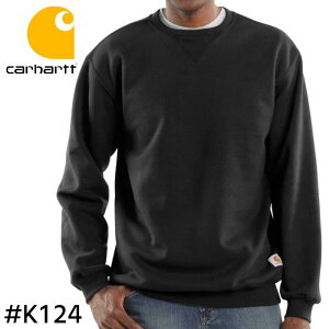 �X�E�F�b�g �g���[�i�[ CARHARTT �J�[�n�[�g �v���I�[�o�[ �N���[�l�b�N ���n 10.5�I���X �����Y ���f�B�[�X ���j�Z�b�N�X USA���f�� �� �u���b�N K124