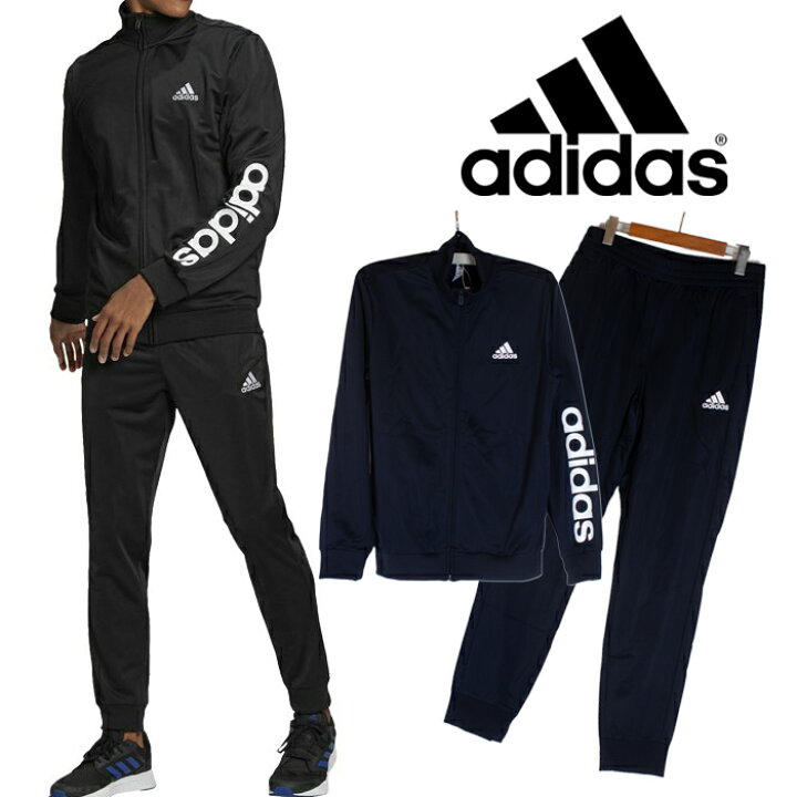 楽天市場 アディダス メンズ ジャージ上下セット Primegreen エッセンシャルズ リニアロゴ トラックスーツ スポーツウェア Adidas 新作 アメカジストア