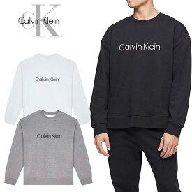 カルバンクライン トレーナー スウェット Calvin Klein ロゴ スウェット メンズ USA ブランド ファッション グレー ブラック 黒 大きいサイズ プルオーバー