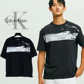 カルバンクライン Tシャツ Calvin Klein Tシャツ メンズ 半袖Tシャツ ロゴ USAモデル 大きいサイズ 黒 【ネコポス対応】