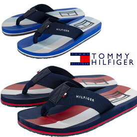 TOMMY HILFIGER トミーヒルフィガー サンダル 靴 トングサンダル ビーチサンダル ビーサン レジャー 旅行　フリップフロップ白 黒 ネイビー