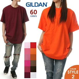 半袖Tシャツ メンズ 無地 ギルダン GILDAN 無地T半袖T 綿100% Ultra Cotton 6.0oz 2000 ヘビーウェイト 大きいサイズ 黒 ブラック 赤 グレー ネイビー ホワイト 白 USAモデル【ネコポス対応】