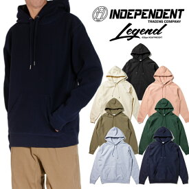 パーカー フード スウェット インディペンデント トレーディング INDEPENDENT TRADING フーディー ヘビーウェイト13.5oz 秋冬 西海岸系 スケート B系 系 ブラック 黒 ネイビー グレー ピンク カーキ アイボリー グリーン S M L XL 2XL