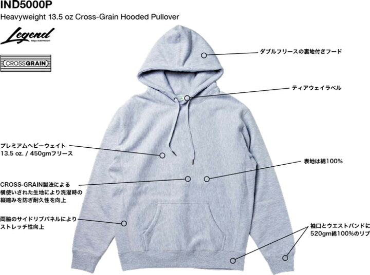 楽天市場】パーカー フード スウェット インディペンデント 