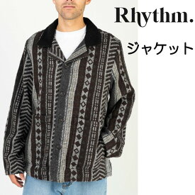 リズム サファリジャケット Rhythm メンズ USA ブランド ファッション ネイティブ柄 ワークジャケット 大きいサイズ