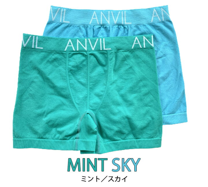 楽天市場】【2枚組み】ボクサーパンツ アンビル ANVIL メンズ 下着  