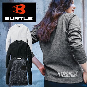 BURTLE バートル 長袖Tシャツ 4078 インナー ホットロングTシャツ メンズ レディース ユニセックス 防寒 S M L XL XXL 保温 吸汗速乾 消臭 スポーツ アウトドア 作業服 作業着 秋冬