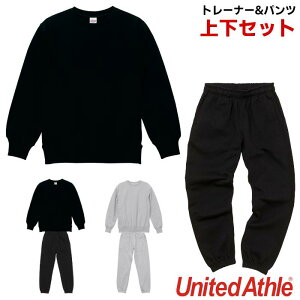 �g���[�i�[ �p�[�J �X�E�F�b�g�p���c �㉺�Z�b�g ���n ���f�B�[�X �����Y ���i�C�e�b�h�A�X�� United Athle 12.0oz �w���B�[�E�F�C�g ���N�� ���� �u���b�N �� �A�b�V�� �O���[ M L XL 5764-01 5765-01