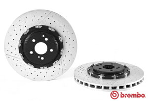 brembo FLOATING BRAKE DISC �t�����g�p �h�����h�X���b�g�f�B�X�N �����Z�f�X�x���c AMG SL65 �p�t�H�[�}���X�p�b�P�[�W R230 230479 ���[�^�[390×36mm�ԗp (09.9313.33)�y�u���[�L���[�^�[�z�y�����ԃp�[�c