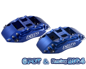 ENDLESS 6POT��RacingBIG4 SYSTEM INCH UP KIT �t�����g/���A�Z�b�g ���Y �j�b�T�� �t�F�A���f�BZ �o�[�W����ST/�o�[�W����S Z34�p (ECYGXZ34)�y�u���[�L�L�����p�[�z�y�����ԃp�[�c�z�G���h���X 6�|�b�g����