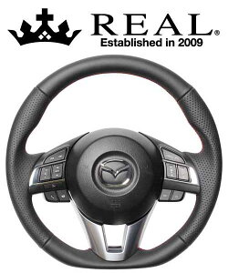 REAL STEERING �I���W�i���V���[�Y �}�c�_ �A�N�Z�� �O�� BM/BY�n�p �J���[�F�I�[�����U�[ (MZA-LPB-RD)�y�n���h���z�y�����ԃp�[�c�z���A�� �X�e�A�����O