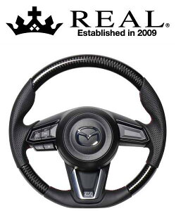 REAL STEERING IWiV[Y }c_ CX-5 KFEP/KF5P/KF2Pp J[FubNJ[{ (MZD-BKC-RD)ynhzyԃp[czA XeAO
