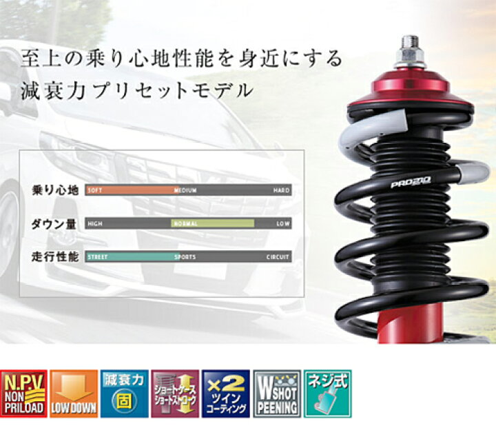 楽天市場】TANABE SUSTEC PRO CR トヨタ アルファード FF AGH30W用 