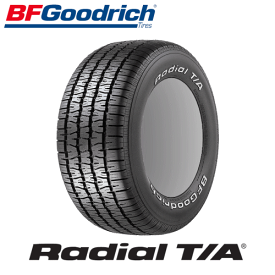 BF Goodrich RADIAL T/A 195/60R15 87S 【195/60-15】 【新品Tire】ビーエフグッドリッチ タイヤ ラジアルティーエー レイズドホワイトレター【通常ポイント10倍】