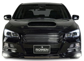 ROWEN SPORT フロントスポイラー LED付(FRP) 単色塗装済み スバル レヴォーグ 〜17/7 VM4/VMG A〜C型用 (1S005A00#)【エアロ】ロェン スポーツ【通常ポイント10倍】