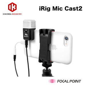 IK Multimedia / ACP[}`fBAiRig Mic Cast2 / ACO }CN LXg c[^ }CN iPhone iPad Android@IKM-OT-000080