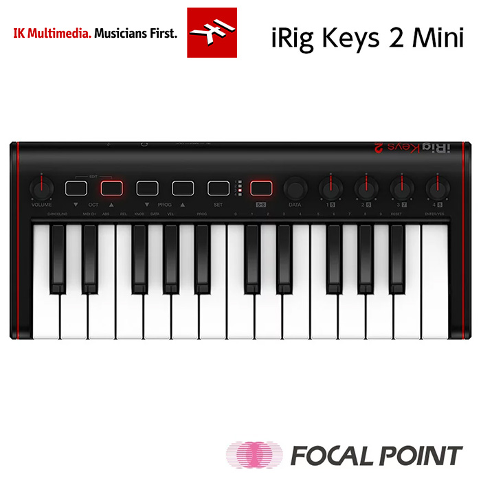 おしゃれ IK Multimedia iRig Keys 2 Mini 25鍵ミニサイズ鍵盤 在庫限り 値上がり前価格 sarozambia.com