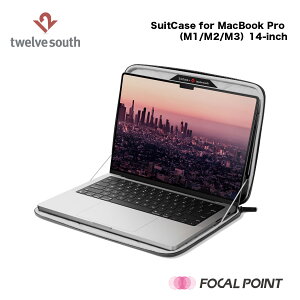 Twelve South SuitCase for MacBook Pro(M1/M2/M3) 14-inchSuitCase / X[cP[XtH[}bNubN v G Gc[ GX[ 14C`f n[hP[X [|PbgP[Xɓꂽ܂