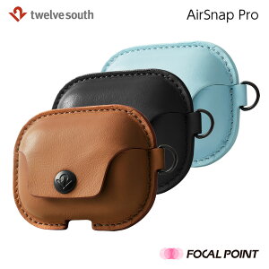 Twelve South / �g�D�G���u�T�E�XAirSnap Pro for AirPods Pro / �G�A�X�i�b�v �v�� �t�H�[ �G�A�|�b�Y �v���P�[�X�ɓ��ꂽ�܂܏[�d S���i�X�J���t �{�v AirPods Pro�P�[�X TWS-BG-000055
