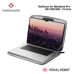 Twelve South SuitCase for MacBook Pro(M1/M2/M3) 16-inchSuitCase / X[cP[XtH[}bNubN v G Gc[ GX[ 16C`f n[hP[X [|PbgP[Xɓꂽ܂