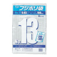 フジナップ フジ ポリ袋 NO.13 260×380mm 0.03mm 1000枚×4箱 LDPE 低密度ポリエチレン 業務用 食品包装…