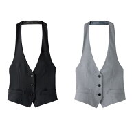 【　レディース　カマーベスト　S〜3L　】ユニフォーム・業務用・制服・作務衣・アミューズメント・ホー…