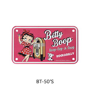 y xeB u[v / 50'S z BETTY BOOP BIKER CM PLATE JUKE BOX CMv[g eBTC ^TC