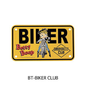 y xeB u[v / oCN Nu z BETTY BOOP BIKER CM PLATE oCJ[ CMv[g