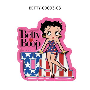 �y USA �z BETTY BOOP NY MINI EMBOSS METAL SIGN �x�e�B �u�[�v �~�j �G���{�X ���^���T�C��
