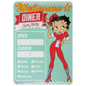 y xeB u[v / _Ci[ z BETTY BOOP PLASTIC SIGN BOARD vXeBbN TC{[h xeBEu[v